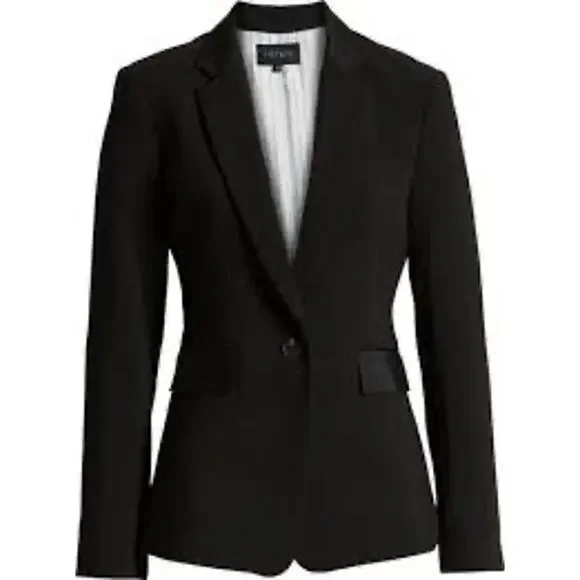 1.State One Button Stretch Crepe Blazer-Size 6 - Picture 3 of 6